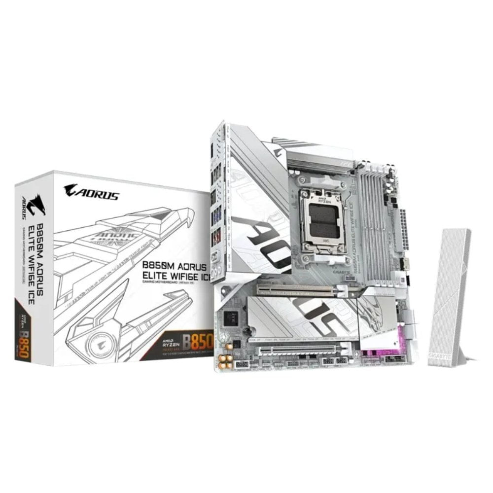 Placa Mãe Gigabyte B850M Eagle Ice Wi-Fi 6E Micro ATX AMD AM5 DDR5 (MP)