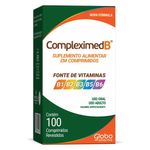 suplemento alimentar compleximed b 100 comprimidos revestidos globo