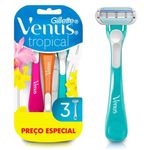 aparelho de depilar gillette venus tropical 3 unidades