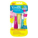 aparelho de depilar gillette venus tropical 3 unidades