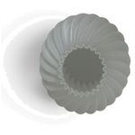 vaso decorativo estrela tekton3d branco (mp)
