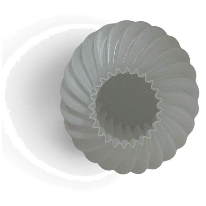 vaso decorativo estrela tekton3d branco (mp)