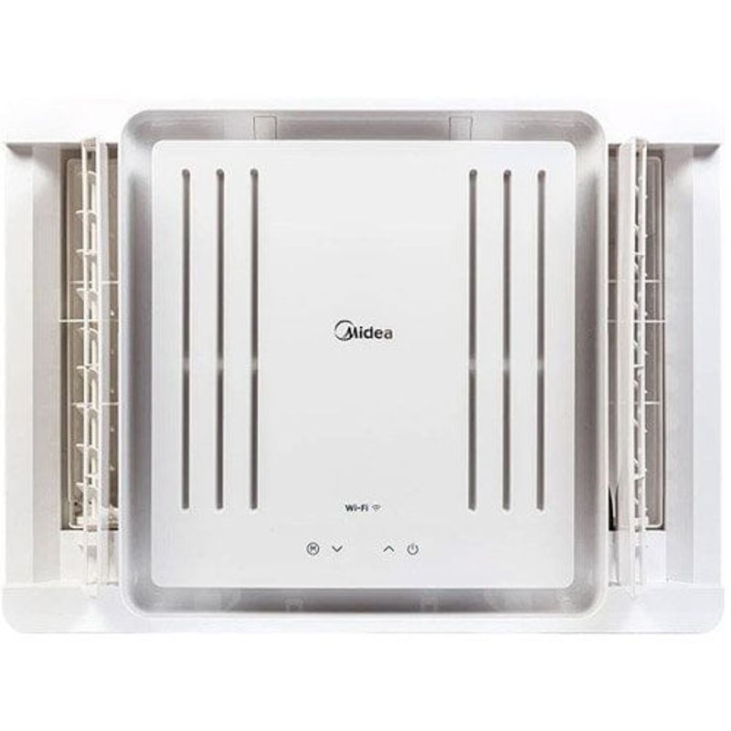ar-condicionado de janela 10.000 btus midea eletrônico frio 127v qcl108rb
