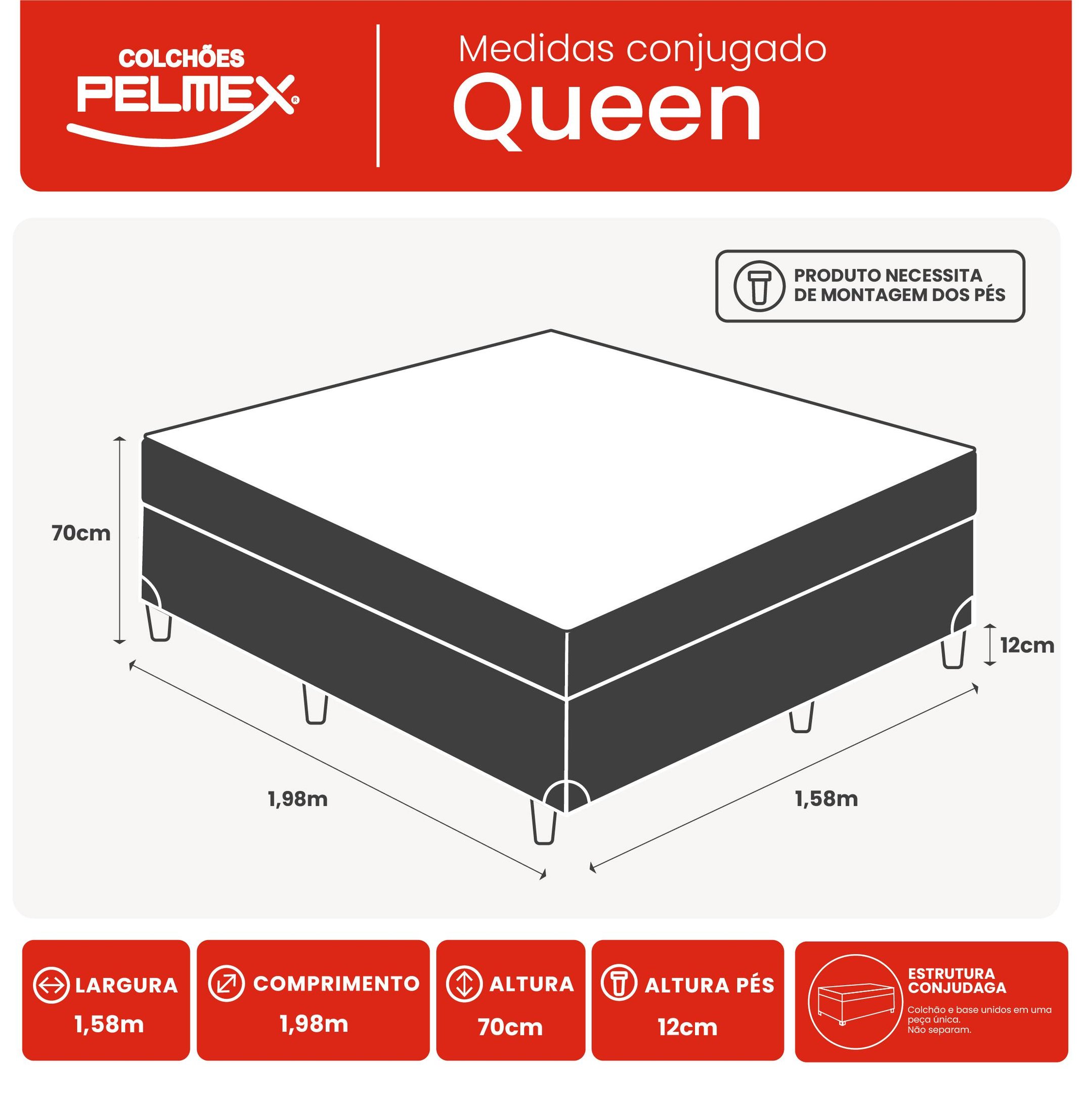 FULX RK Lサイズ Cama Box Queen Nevada Plus Pelmex Mola LFK 70x158x198cm