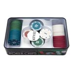 ficha de poker ic esportes e laser 100 peças els036 (mp)