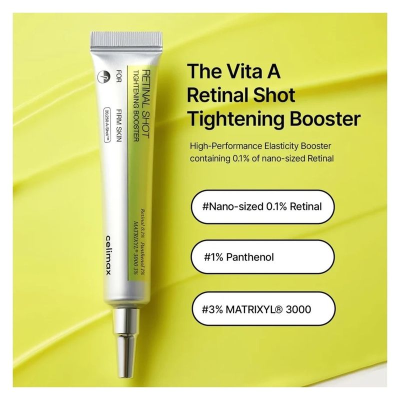 sérum coreano celimax the vita-a retinal shot tightening booster 15ml