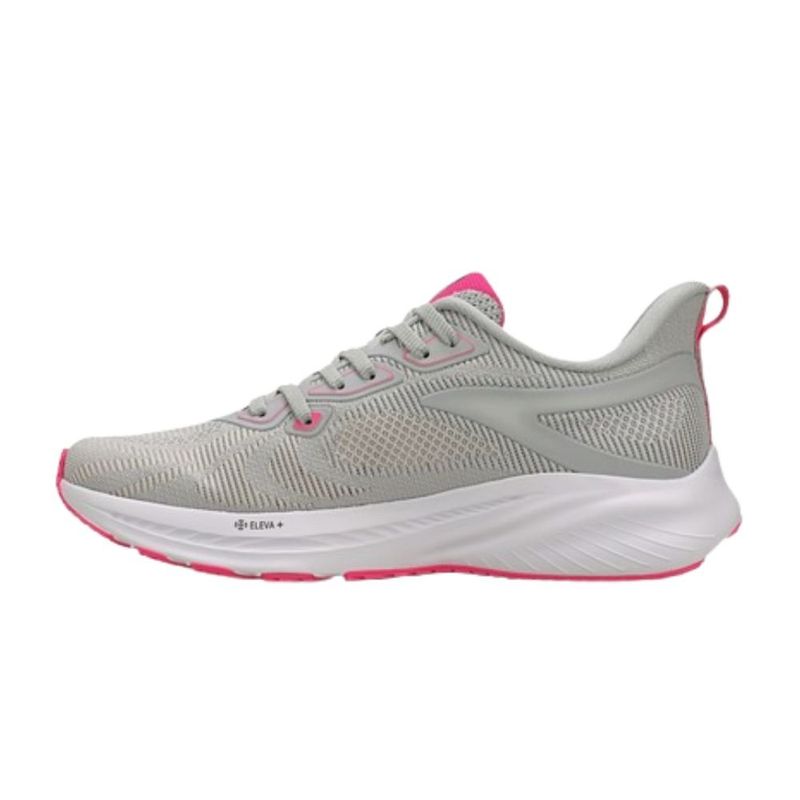 Tênis Corrida Feminino N°36 Olympikus Swift 5 Cinza Rosa (MP)