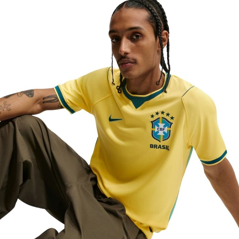 camisa do brasil masculina xg nike 2026/27 torcedor pro amarelo (mp)