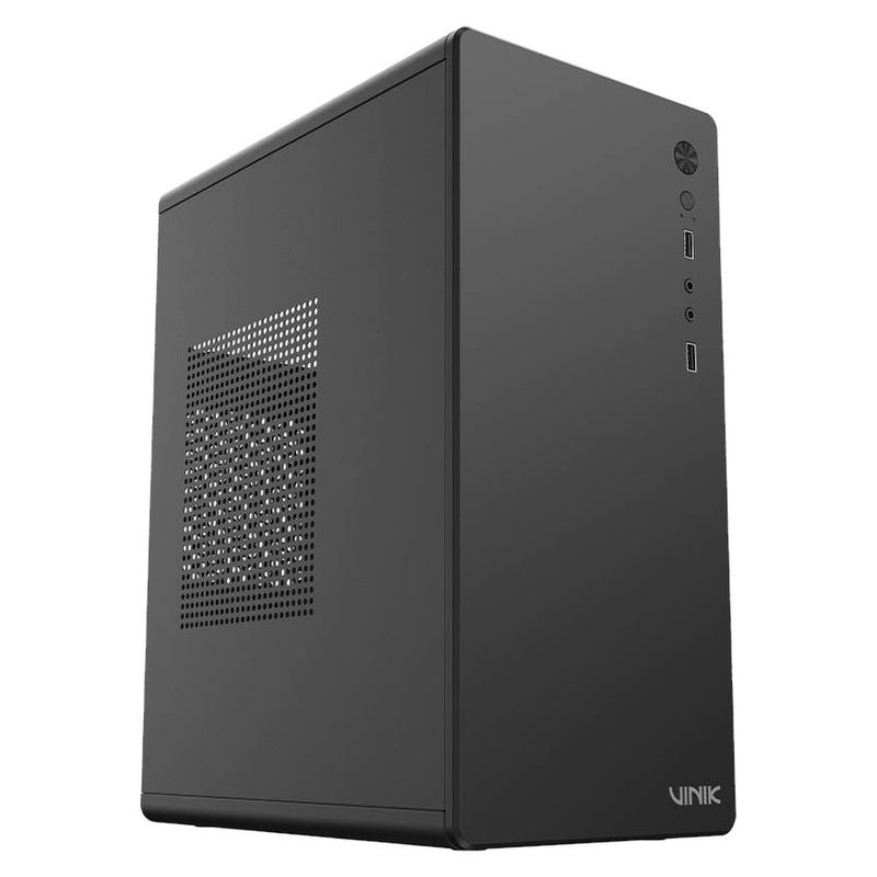 gabinete corporativo vinik vk03 mid tower matx preto gvk03 (mp)