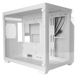 gabinete gamer aerocool dryft micro atx vidro temperado branco 84915 (mp)
