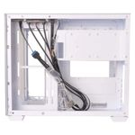 gabinete gamer aerocool dryft micro atx vidro temperado branco 84915 (mp)