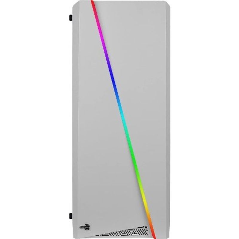 gabinete gamer aerocool cylon mid tower rgb acrílico branco 67630 (mp)