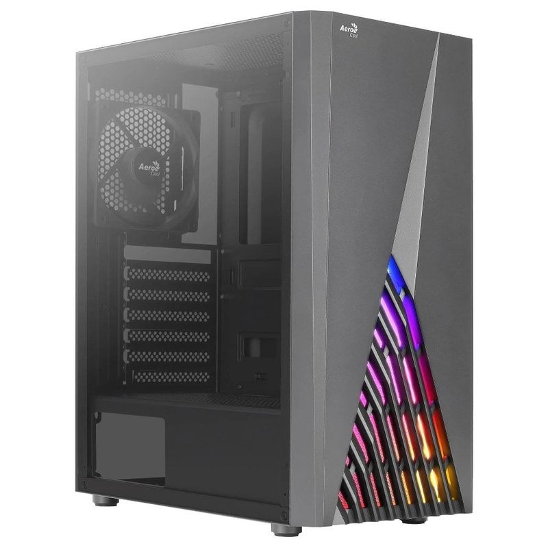 gabinete gamer aerocool delta v1 mid tower rgb preto 78109 (mp)