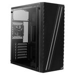gabinete gamer aerocool streak v1 mid tower rgb lateral acrílico preto 78121 (mp)