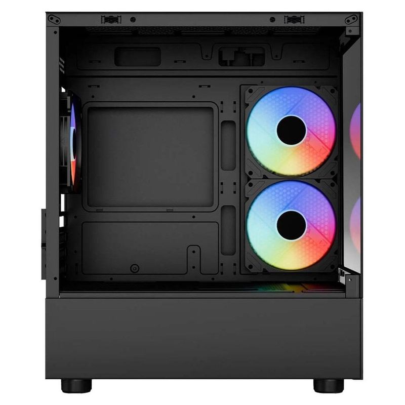 gabinete gamer aerocool viewport mini tower vidro temperado 84920 (mp)