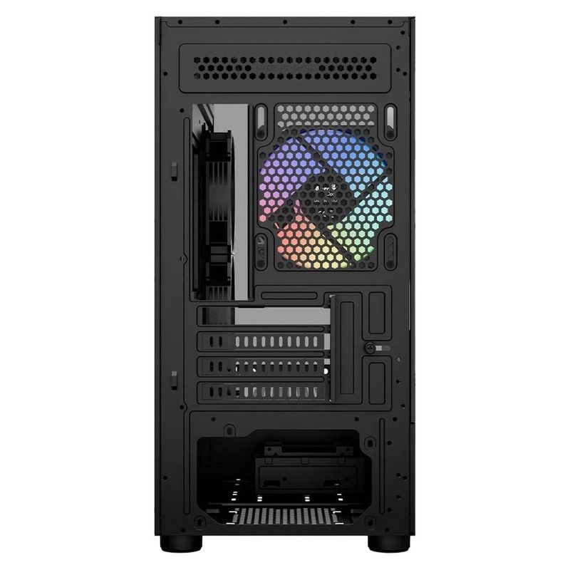 gabinete gamer aerocool viewport mini tower vidro temperado 84920 (mp)