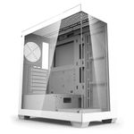 gabinete gamer darkflash ds900 atx aquário vidro temperado branco (mp)