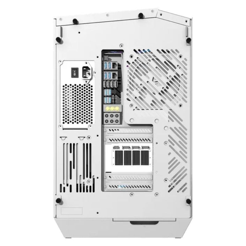 gabinete gamer darkflash dy470 atx aquário vidro temperado argb branco (mp)