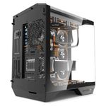 gabinete gamer darkflash dy470 atx aquário vidro temperado argb preto (mp)