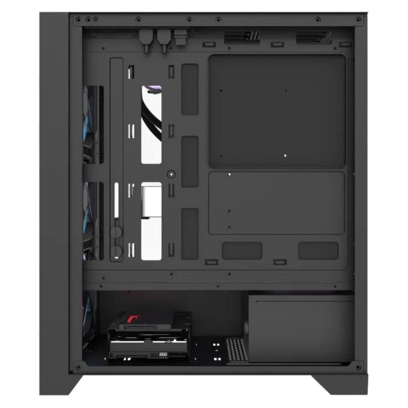 gabinete gamer darkflash drx70 mesh mid tower atx vidro temperado argb preto (mp)