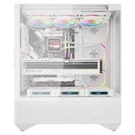 gabinete gamer darkflash dy460 mid tower atx vidro temperado argb branco (mp)