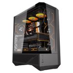 gabinete gamer darkflash dy460 mid tower atx vidro temperado argb preto (mp)