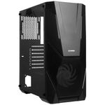 gabinete gamer fortrek black hawk mid tower rgb acrílico 70570 (mp)