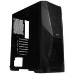 gabinete gamer fortrek black hawk mid tower rgb acrílico 70570 (mp)