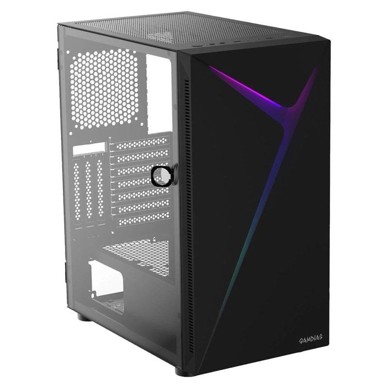 gabinete gamer gamdias argus e4 elite mid tower rgb vidro temperado (mp)