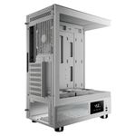 gabinete gamer gamdias atlas e1 wh mid tower vidro temperado com 3 fans argb branco (mp)