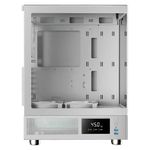 gabinete gamer gamdias atlas e1 wh mid tower vidro temperado com 3 fans argb branco (mp)