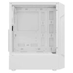 gabinete gamer gamdias aura gc7 wh mid tower vidro temperado com 3 fans argb branco (mp)