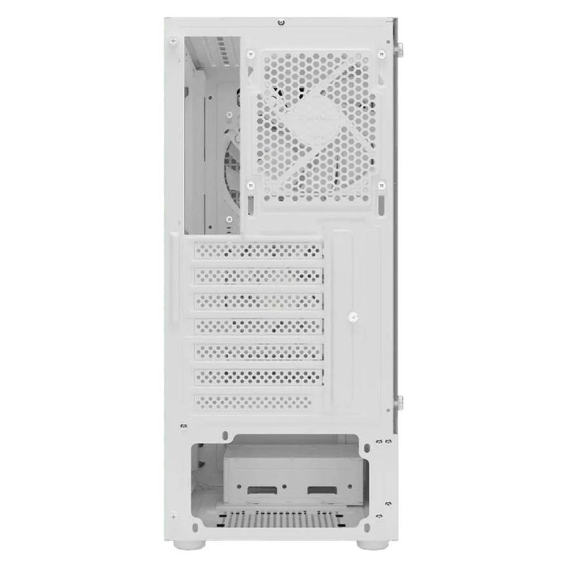 gabinete gamer gamdias aura gc7 wh mid tower vidro temperado com 3 fans argb branco (mp)