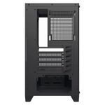 gabinete gamer pcyes forcefield twr black vulcan mid tower vidro temperado preto (mp)