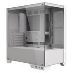 gabinete gamer pcyes forcefield twr white ghost mid tower vidro temperado branco (mp)