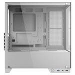 gabinete gamer pcyes forcefield twr white ghost mid tower vidro temperado branco (mp)