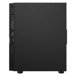 gabinete gamer pcyes set black vulcan vidro temperado preto gsbvpbr (mp)