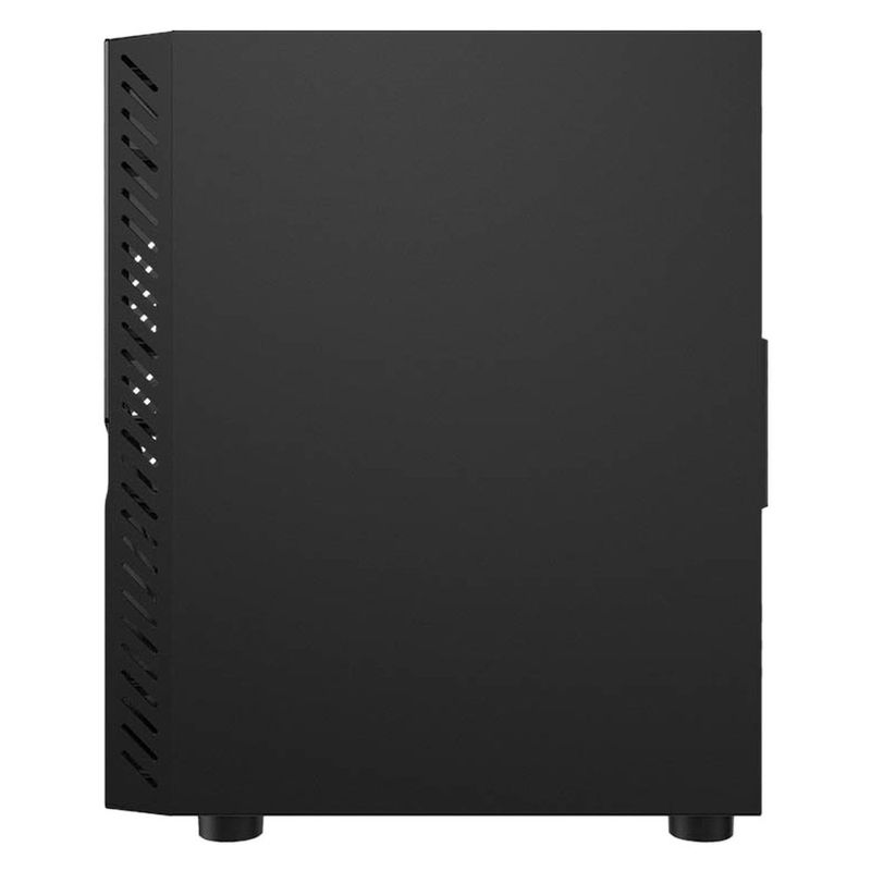 gabinete gamer pcyes set black vulcan vidro temperado preto gsbvpbr (mp)