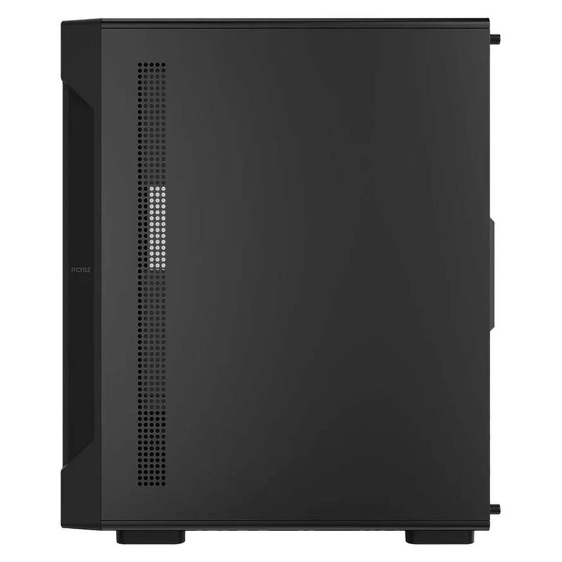 gabinete gamer pcyes velyr black vulcan vidro temperado preto gvlybv (mp)
