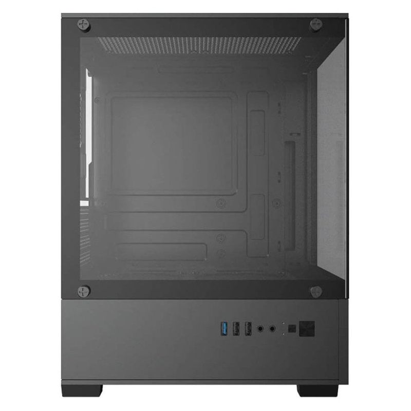 gabinete gamer vinik g-shield mid tower vidro temperado preto gggsbkv2 (mp)