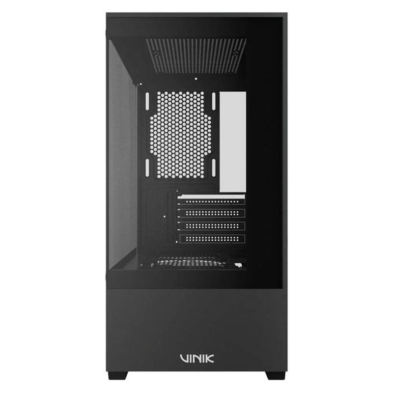 gabinete gamer vinik g-shield mid tower vidro temperado preto gggsbkv2 (mp)