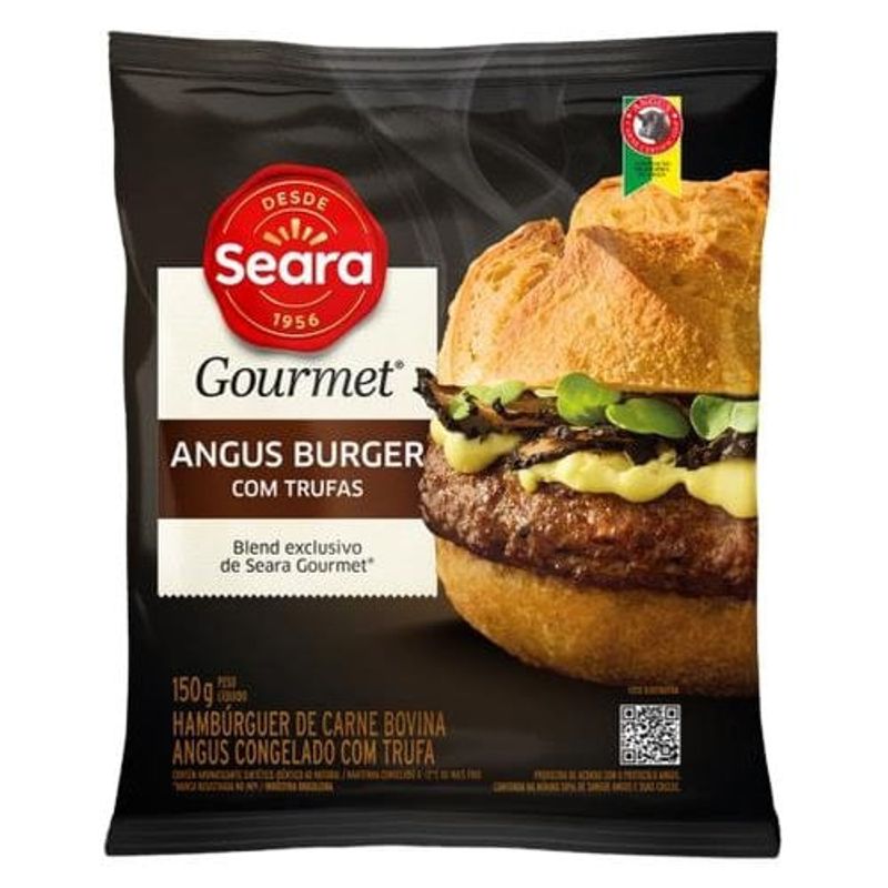 hambúrguer gourmet angus trufa seara 150g