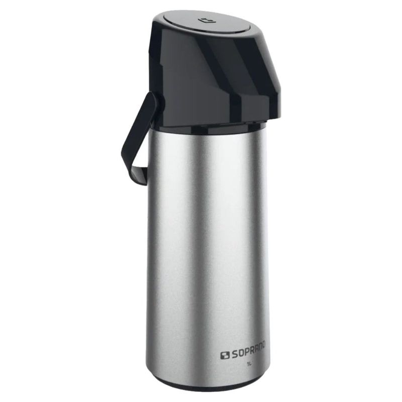garrafa térmica soprano rubi 1l inox 6261