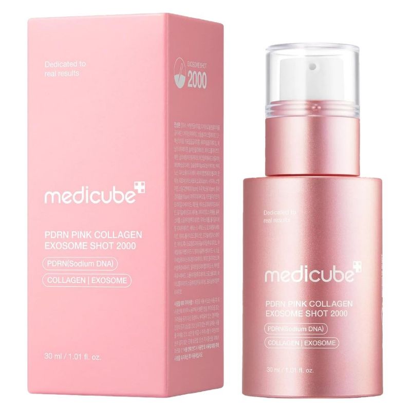 sérum facial medicube pdrn pink collagen exosome shot 2000 30ml