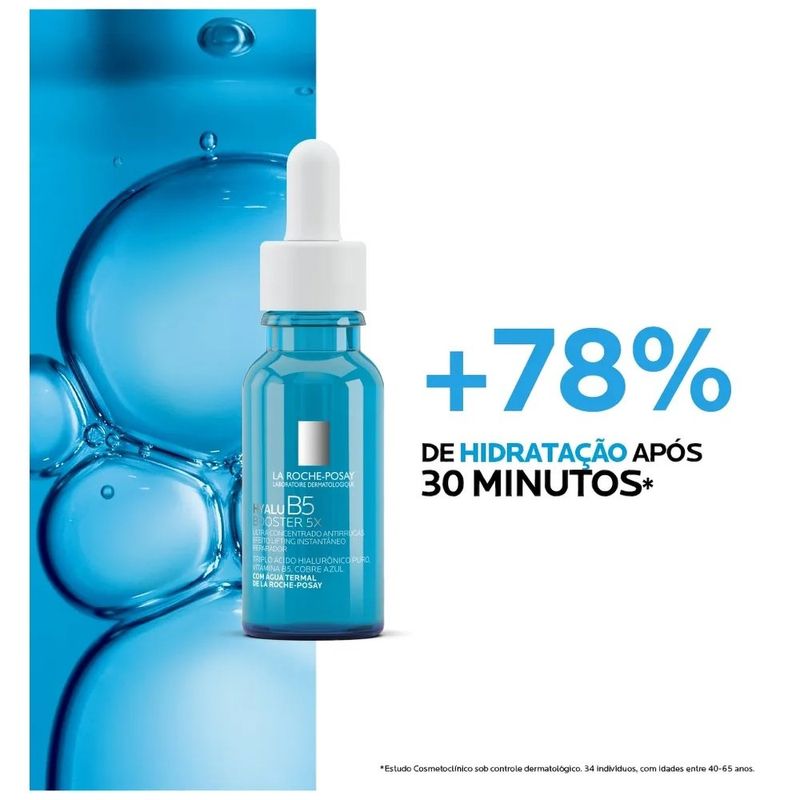 sérum facial antirrugas la roche-posay hyalu b5 booster 5x 15ml