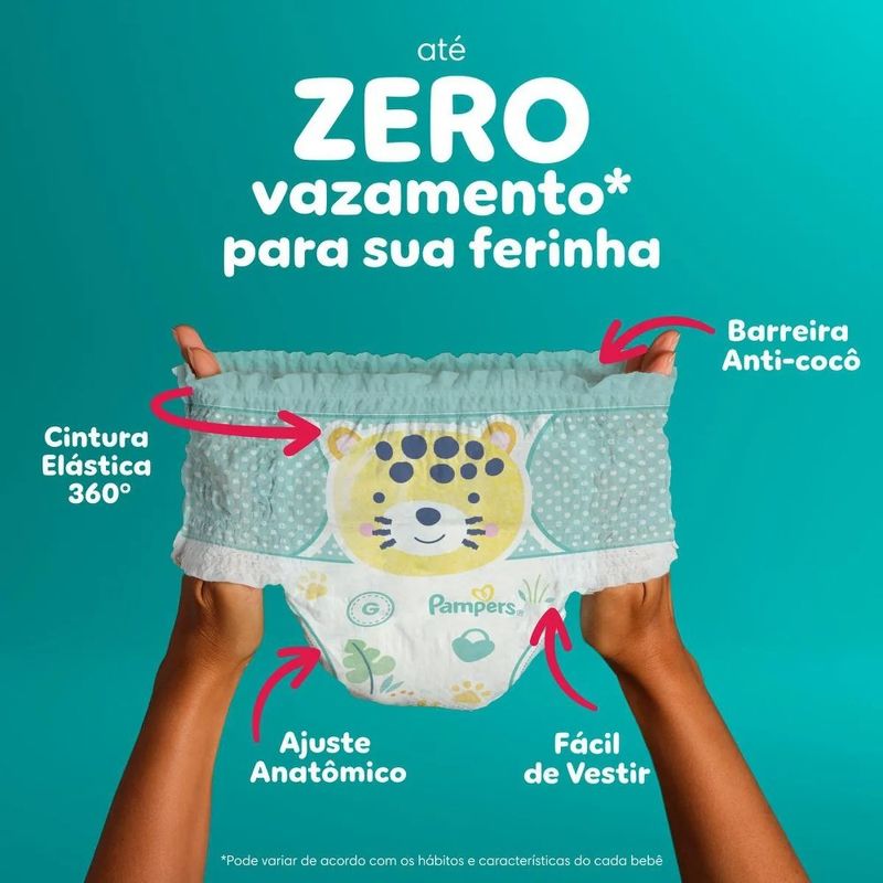 fralda descartável infantil huggies pants ajuste total g 28 unidades