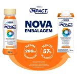 nutrição enteral e oral impact pêssego 200ml