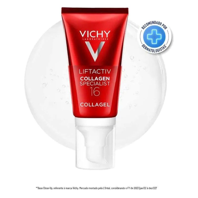gel hidratante vichy liftactiv collagen specialist 16 collagel 50g