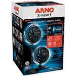 ventilador de mesa e coluna x-treme 40cm preto com azul ve3990b5