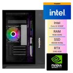 computador gamer truedata intel core i3 12ª geração 16gb ssd 480gb nvme rtx 2060 6gb fonte 550w (mp)